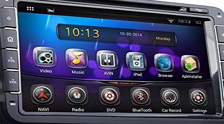 Eonon Car GA5153 2DIN Latest Android 4.2.2 Operation System Wifi/3G Special for VW Volkswagen Golf(2003-2012)/Passat(2005-2012)/Jetta(2006-2012)/Scirocco(2008-2013)Tiguan(2007-2013)/Bora (2011-2012)/Polo(20