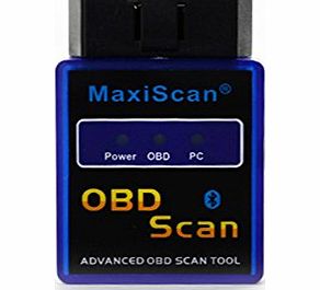 Mini ELM327 V1.5 Bluetooth Wireless OBD-II OBD2 Auto Car Diagnostic Scan Tool