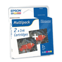 Epson C13T027402 OEM T027 5-Colour Ink Cartridge Twin
