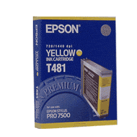 Epson C13T481011 OEM Yellow Inkjet Cartridge