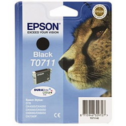 Epson Genuine Black Epson T0711 Ink Cartridge -