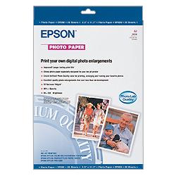 Epson Inkjet Photo Paper 194gsm White Glossy A4