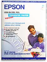 epson Paper - 41154 - A4 Iron On Transfer Media - For T-Shirt Printing