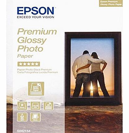 Epson Premium Glossy Photo Paper - Glossy photo paper - 130 x 180 mm - 255 g/m2 - 30 sheet(s)