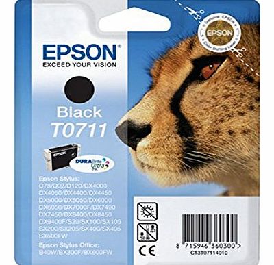 Epson T0711 - Print cartridge - 1 x black