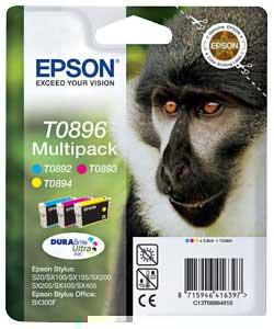 epson T0896 3 Colour Ink Multipack