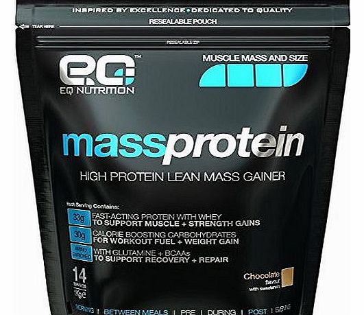 EQ Nutrition 1Kg Chocolate High Protein Weight Gainer Shake Drink