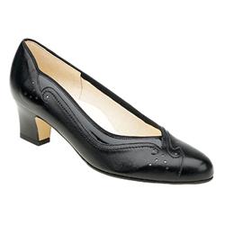 Equity Female Maria Leather Upper Comfort Small Sizes in Black, Brown