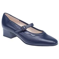 Equity Female Sonata Leather Upper in Navy, Sirena Pearl