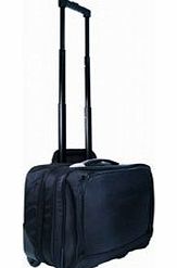 High Quality Black Equity 17`` Laptop Bag Wheeled Onboard Flight Business Pilot Case On Wheels