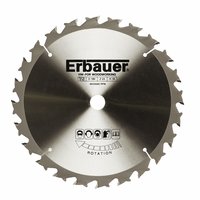 ERBAUER TCT Circular Saw Blade 36T 160 x 16mm