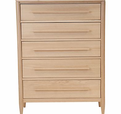 ercol for John Lewis Chiltern Bow 5 Drawer