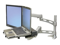 Ergotron LX Dual Desk Mount Arm - mounting kit