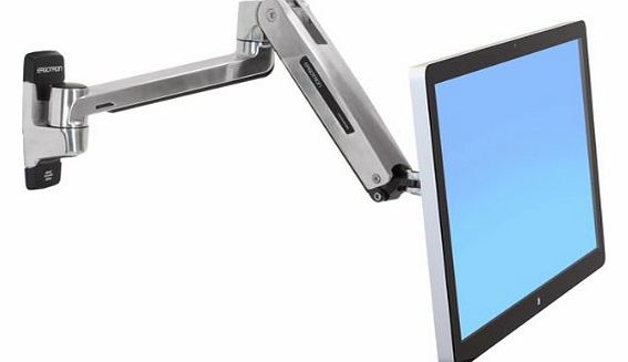 Ergotron LX HD Polished Sit Stand Wall Mount LCD Arm for 46 inch LCD Plasma TV