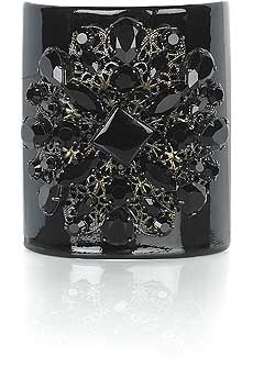 Erickson Beamon Embellished patent cuff