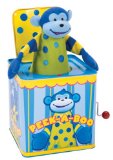 Ernest the Bear Peek a Boo Monkey Jack in the Box