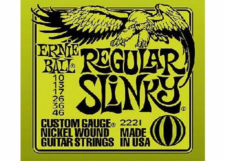 Ernie Ball EB2221 Slinky Electric Guitar Strings 010-046