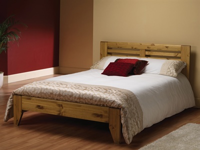 Erskine Torrin Single (3) Slatted Bedstead Almond