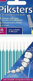 erskineDENTAL PIKSTERS - for cleaning between teeth-Size 6 (Green)- 10Pk