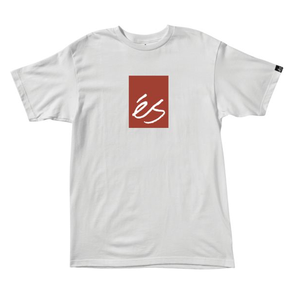 Es T-Shirt - Mainblock - White/Orange