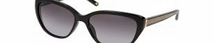 Escada Ladies SES316-700 Black Grey Sunglasses