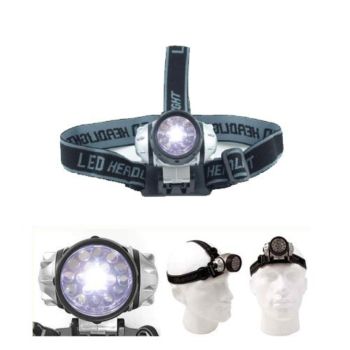 - 21 LED Water Resistent Headlamp Headlight Flash Light Head Torch