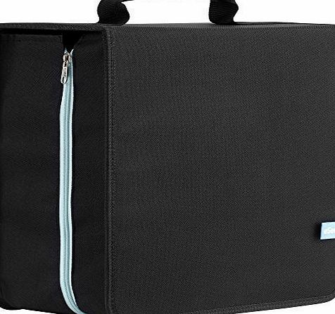 eSecure - Large 504 x CD DVD Disc Storage Wallet Holder Carry Case with Carry Handle - Massive 504 Disc Capacity!