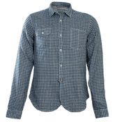 Esemplare Blue and White Check Shirt