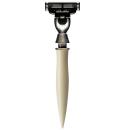 - Three Blade Nickel Plated Razor (White