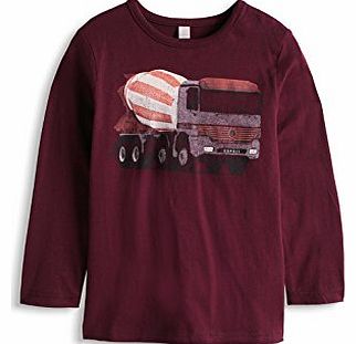 Esprit Boys 094EE8K005 Aus Baumwolle Long Sleeve T-Shirt, Red (Grape Jelly), 8 Years (Manufacturer Size: 12