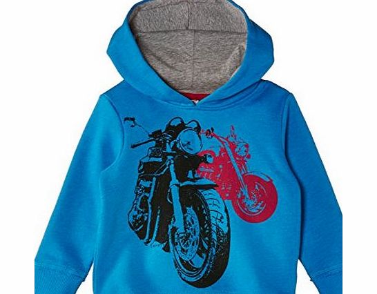 Esprit Boys 104EE8J002 Hoodie, Blue Anchor, 4 Years (Manufacturer Size:104 )