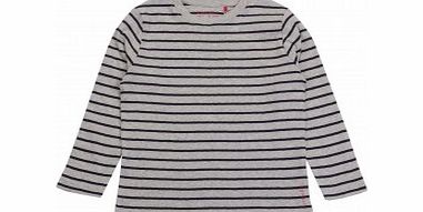 Esprit Boys Grey Long Sleeve Stripe Top L11/C4