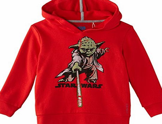 Esprit Boys Star Wars SS Hoodie, Flame Red, 4 Years (Manufacturer Size:104 )