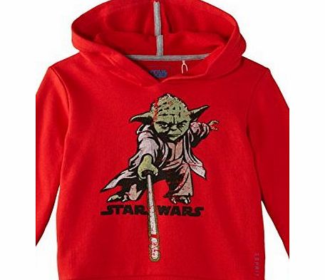 Esprit Boys Star Wars SS Hoodie, Flame Red, 8 Years (Manufacturer Size:128 )