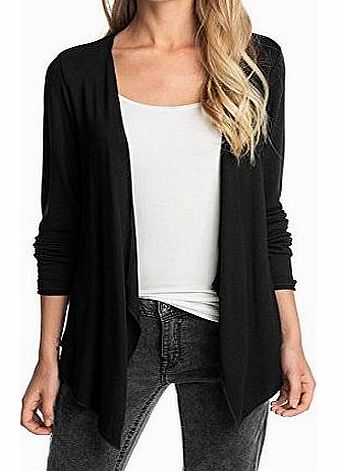 Esprit  Collection Womens Long Sleeve Cardigan - Black - Schwarz (BLACK 001) - 8