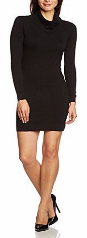 Esprit  Womens Long Sleeve Dress - Black - Schwarz (BLACK 001) - 16