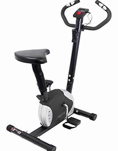 XLR-8 Exercise Bike Adjustable Resistance Cardio Workout (Black)
