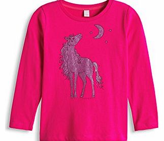Girls 084EE7K014 Aus Baumwolle Long Sleeve T-Shirt, Magic Pink, 18-24 Months (Manufacturer Size: 92+)