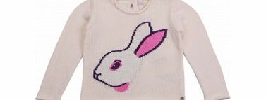 Esprit Girls Bunny Intarsia Knit Jumper L5/C9