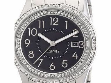 Esprit Glamonza Womens Quartz Watch with Grey Dial Analogue Display and Silver Stainless Steel Bracelet ES105432005