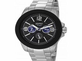 Esprit Mens Clash Black Silver Watch