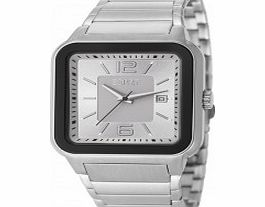 Esprit Mens Foursides White Silver Watch