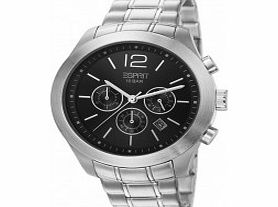 Esprit Mens Misto Black Silver Watch