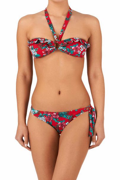 Esprit Womens Esprit Cabarita Beach Bikini - Sunset Red