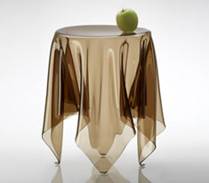 Illusion table/brown