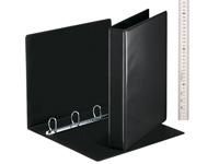 ESSELTE A4 30mm black presentation four ring
