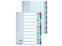 ESSELTE A4 5 part multicoloured mylar tabbed