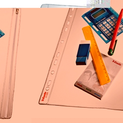 Pocket Zip-closure Multipunched PVC