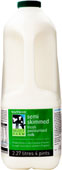 Essential Waitrose Semi Skimmed Milk 4 Pints