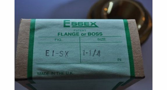 Essex Flange 1 1/4 inch E1/SX BOSS Add Extra outlets to Tanks Hot water Cylinders for Power Shower pumps Solar panels Heat Pumps Temparature probes gauges